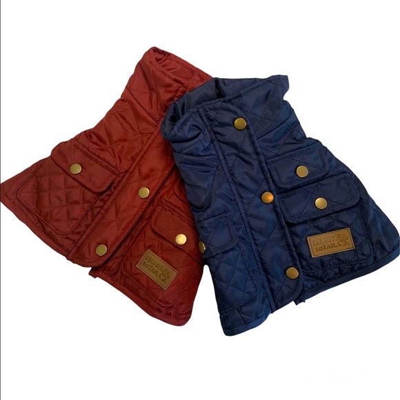 HP Pet Barn Coat | Insulated Puffer Jacket | Boutique | New | XS | Burgundy Dog - Picture 14 of 17